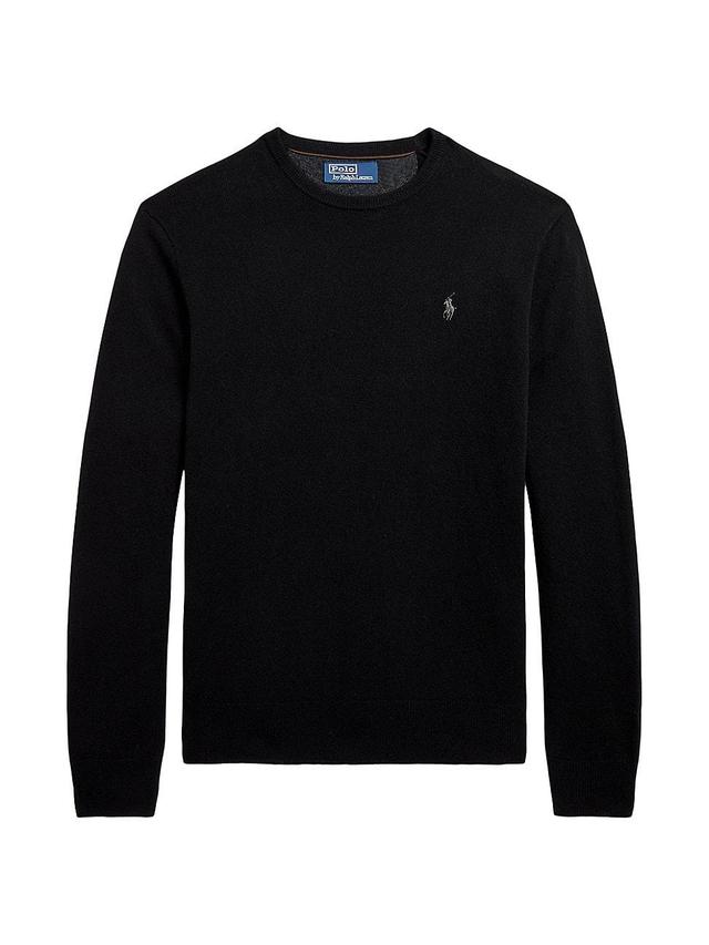 Mens Wool Knit Sweater Product Image