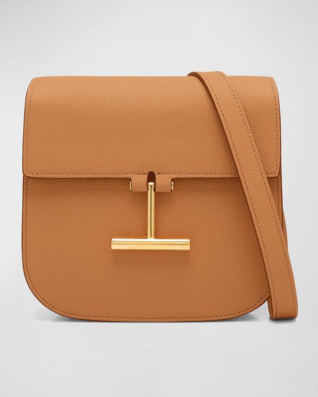 Tara Mini Crossbody in Grained Leather with Leather Strap Product Image