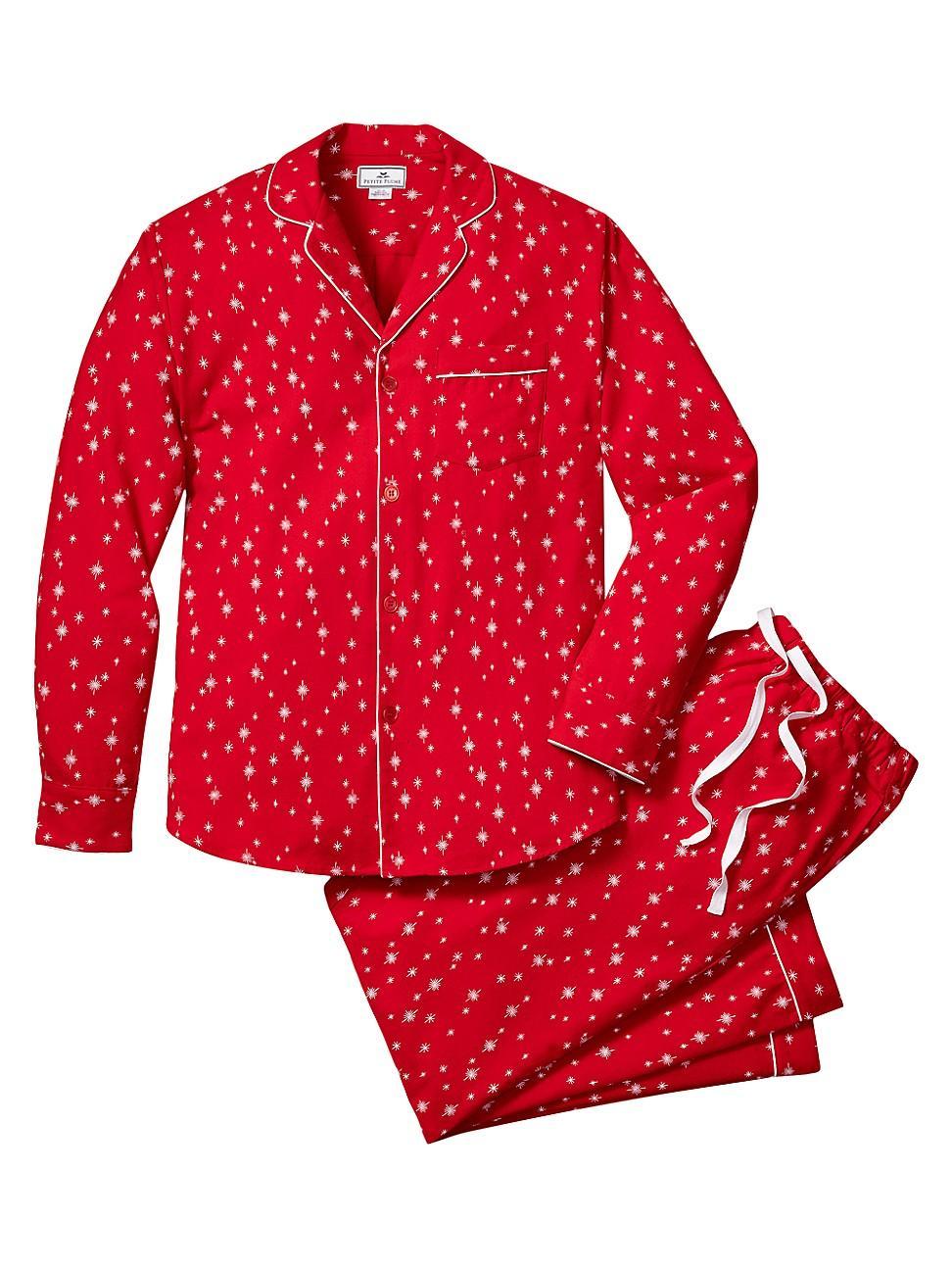 Mens 2-Piece Starry Night Pajama Set Product Image