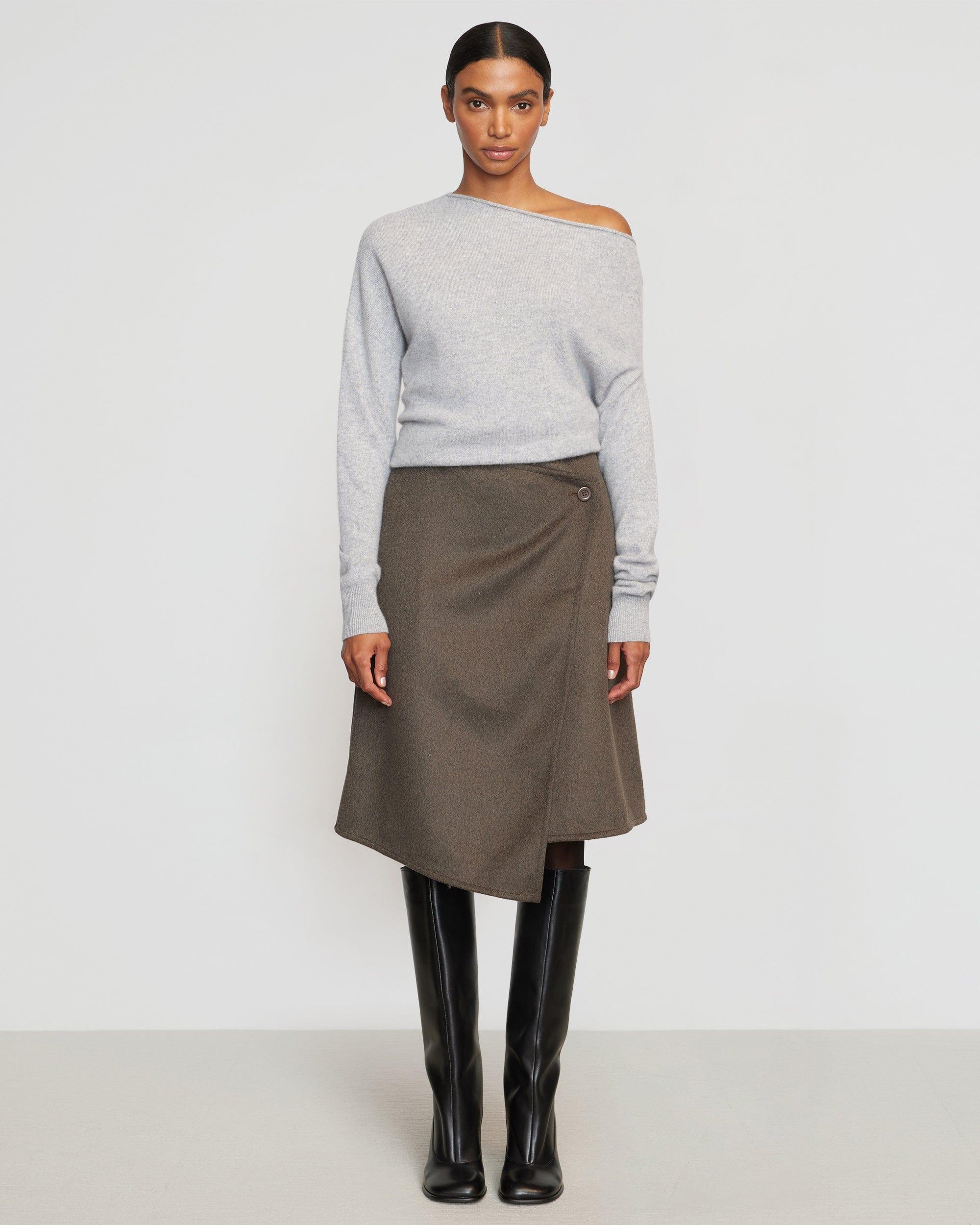 Sadie Asymmetric Wrap Skirt Product Image