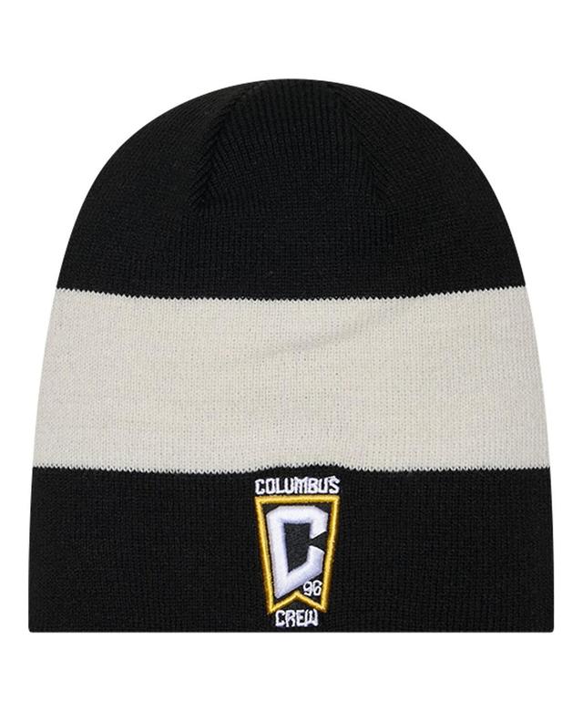 Mens New Era Black Columbus Crew 2024 Kick Off Collection Knit Beanie Product Image