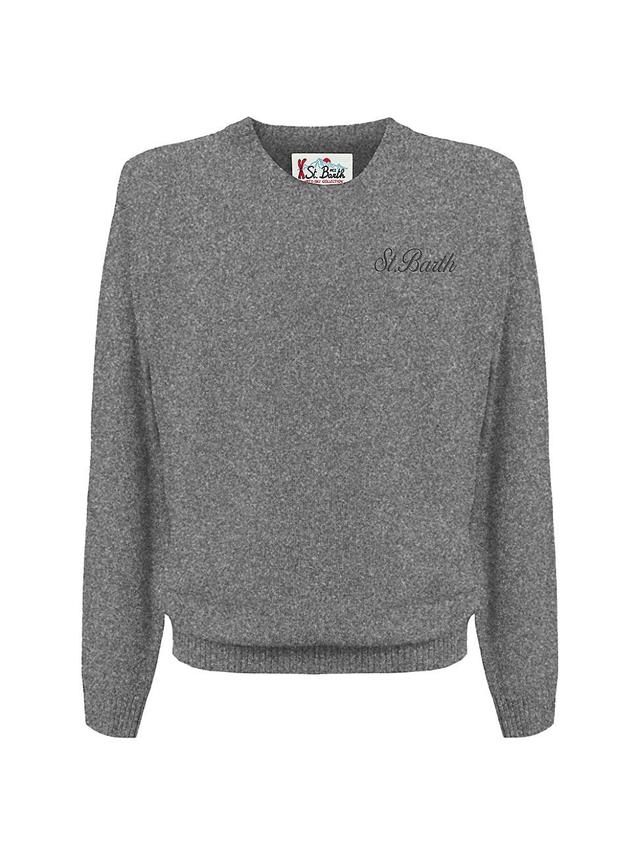 Mens St. Barth Embriodered Crewneck Sweater Product Image