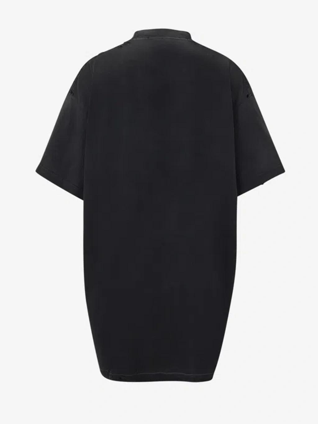 BALENCIAGA Not Been Done Cotton Jersey T-shirt In Black Product Image