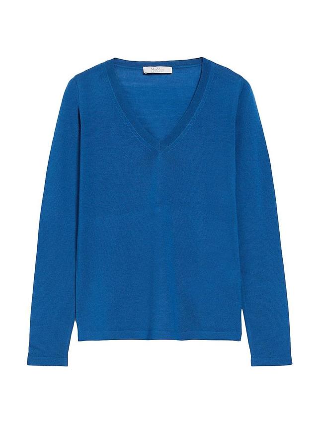 Max Mara Leisure Cavour V-Neck Virgin Wool Sweater Product Image
