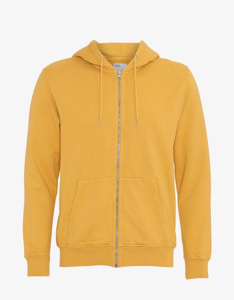 Classic Organic Zip Hood - Burned Yellow Product Image