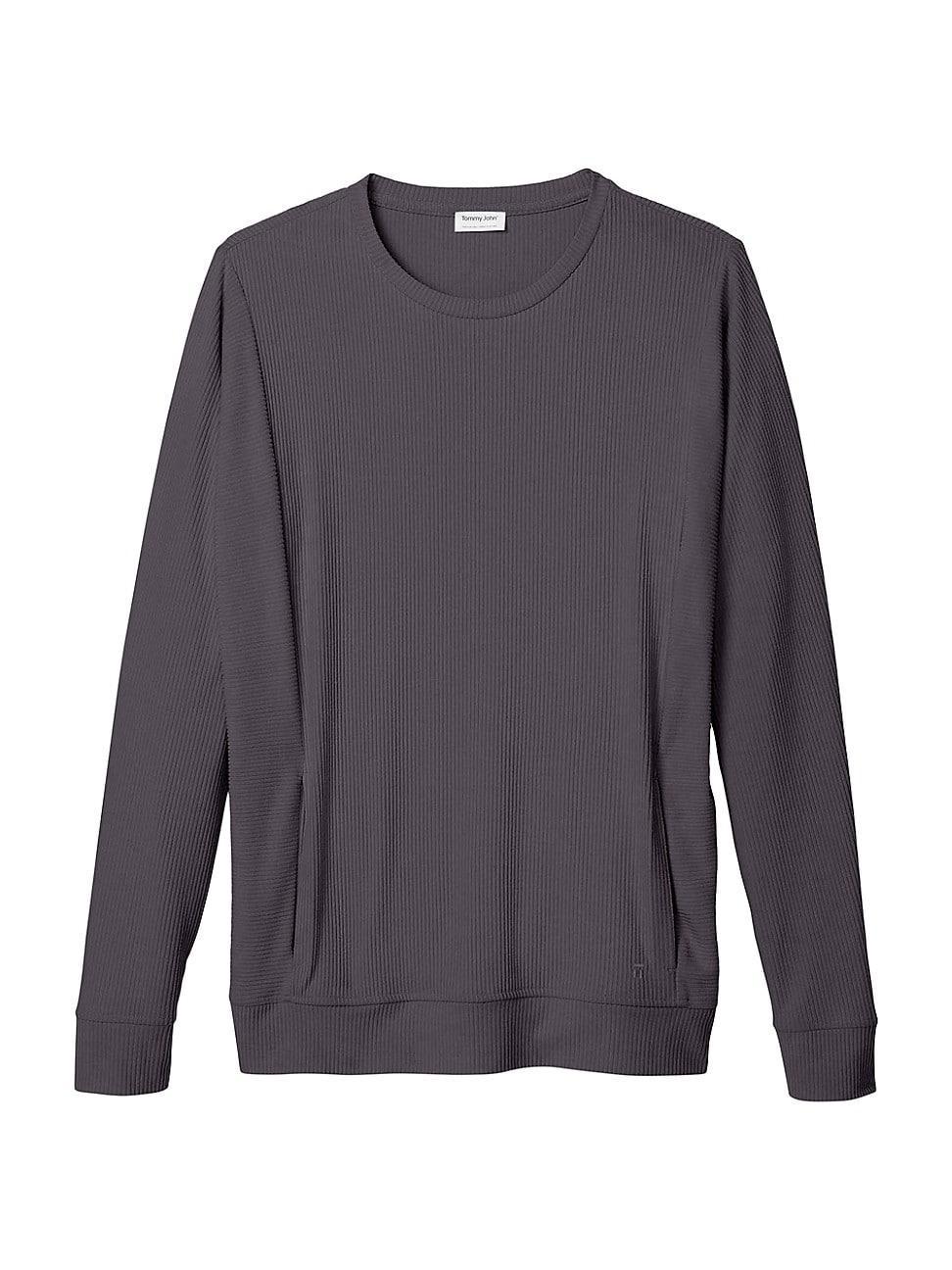 Mens Zen Ribbed Crewneck Sweatshirt Product Image