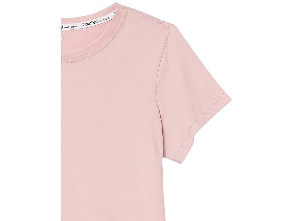 Calvin Klein Women's Premium Performance Crew Neck T-Shirt (Standard and Plus) (Secret) Women's Clothing Product Image