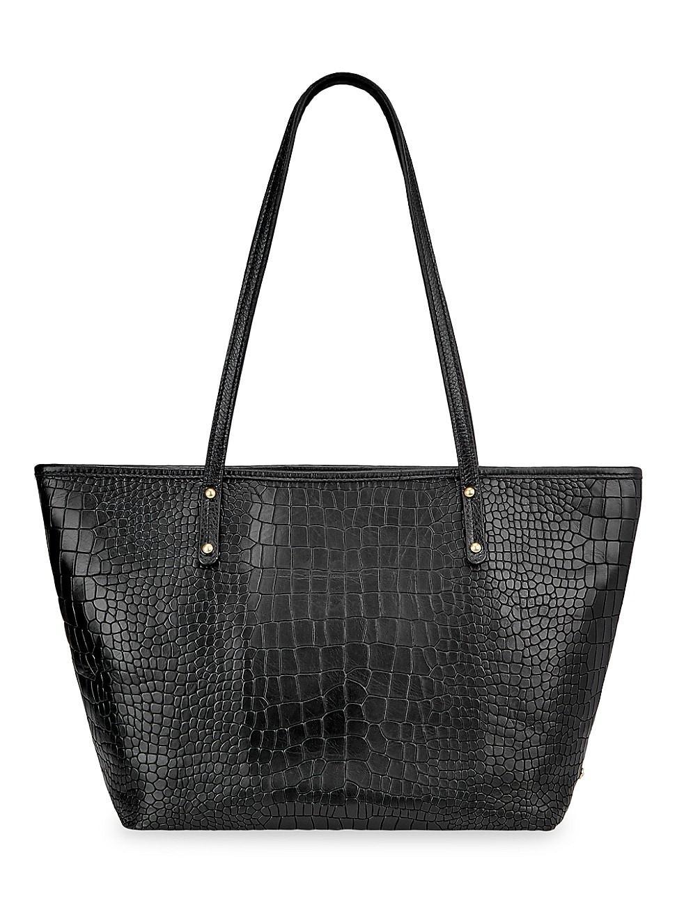 Taylor Snake-Embossed Tote Bag Product Image