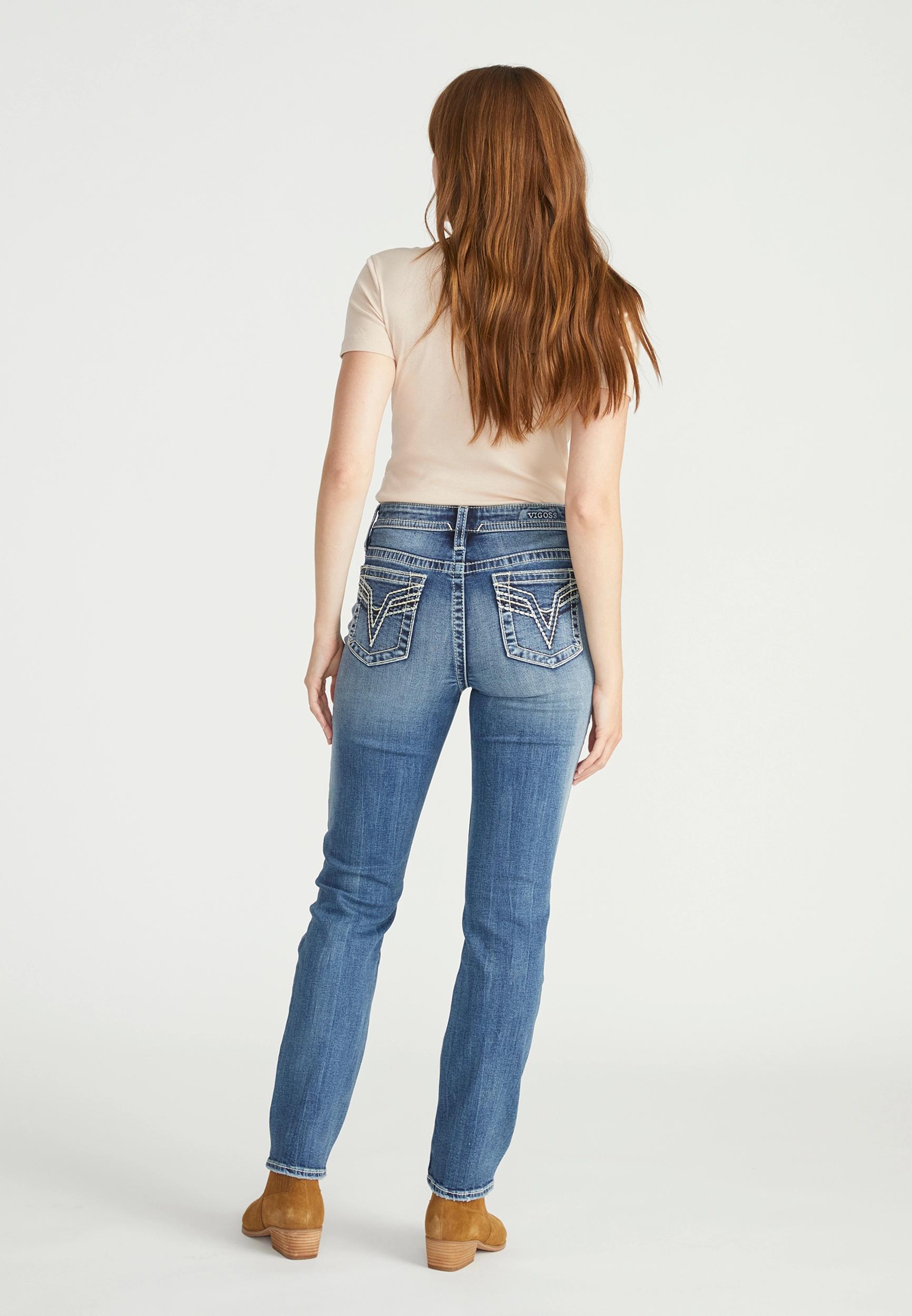 Vigoss® High Rise Straight Jean Product Image