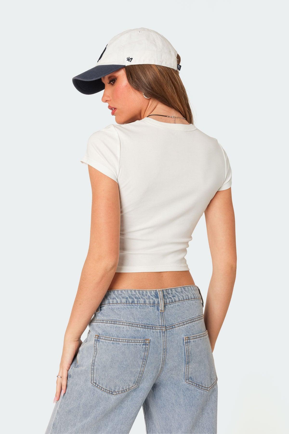 Better Basics Cropped T Shirt Product Image