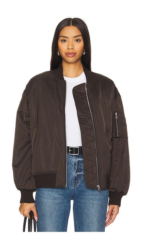 Jane Padded Bomber Jacket Product Image