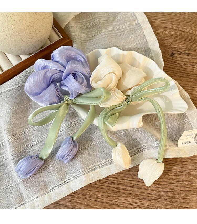 Flower Bow Scrunchie Product Image