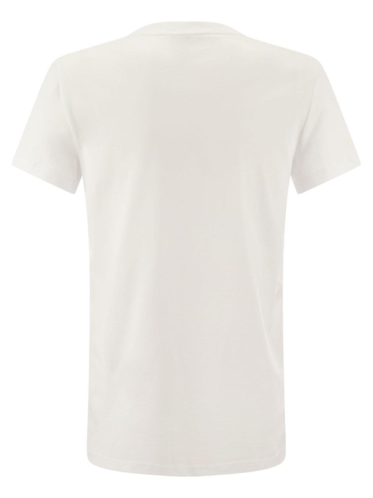 MAX MARA Crew-neck T-shirt In White Product Image