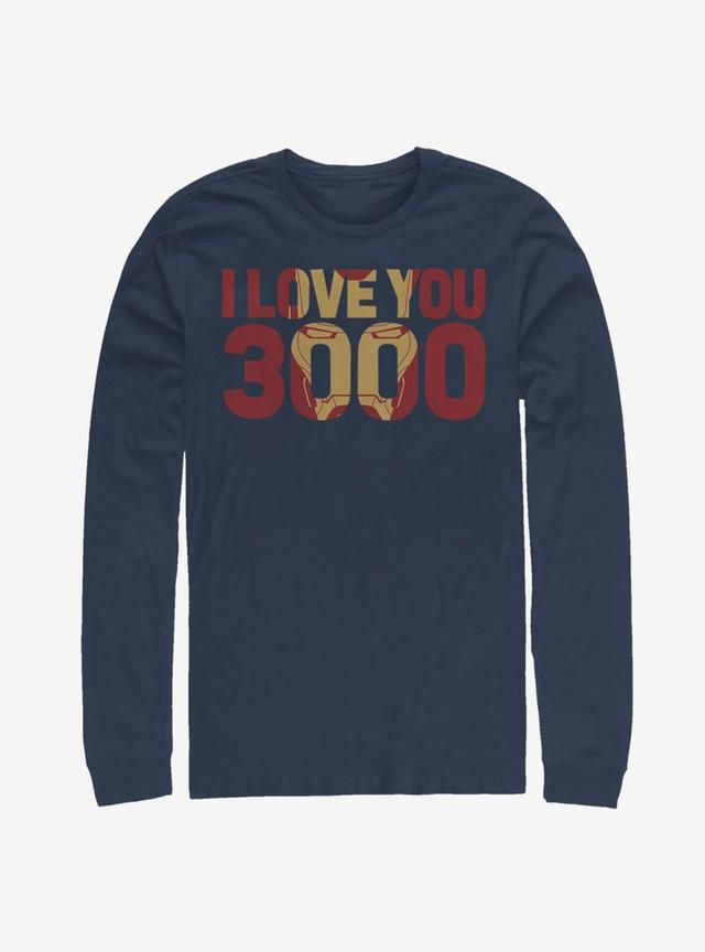 Marvel Avengers: Endgame Iron Man Love You 3000 Long-Sleeve T-Shirt Product Image