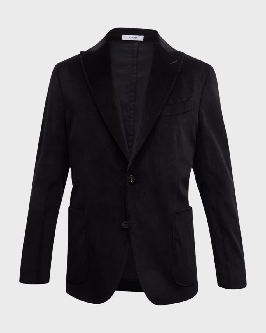 Men's Velvet Peak-Lapel Sport Coat Product Image