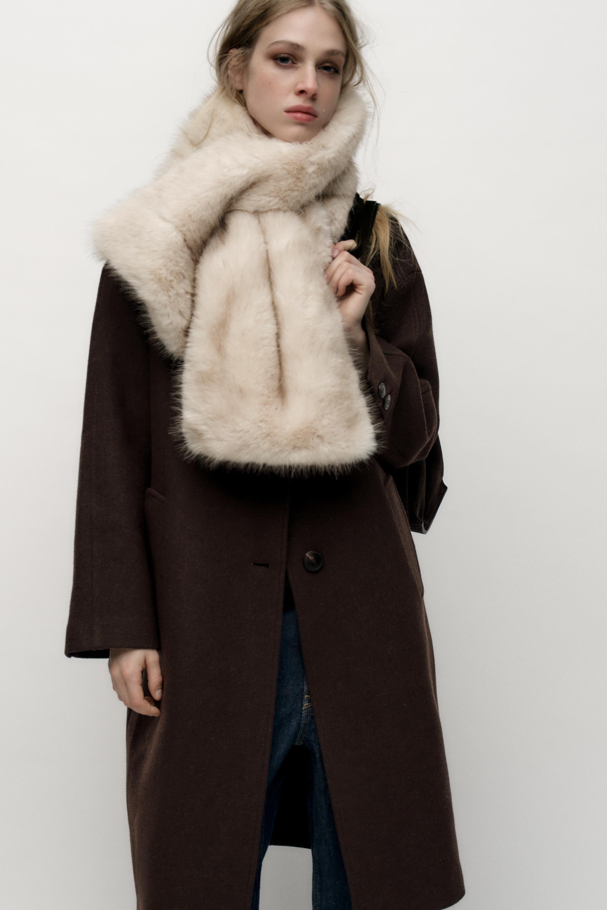 BASIC FAUX FUR SCARF Product Image