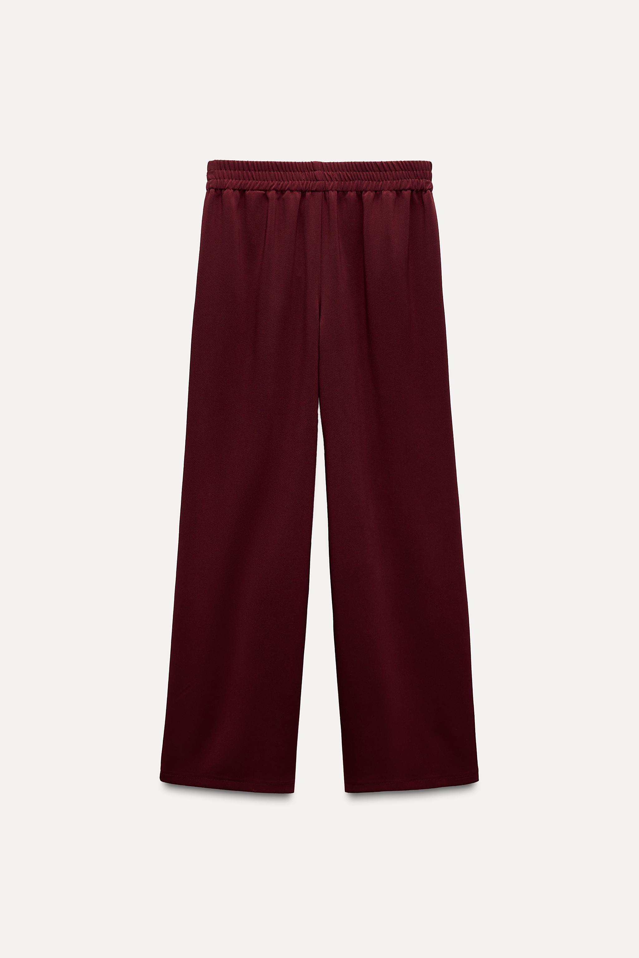 CREPE WIDE LEG PANTS Product Image