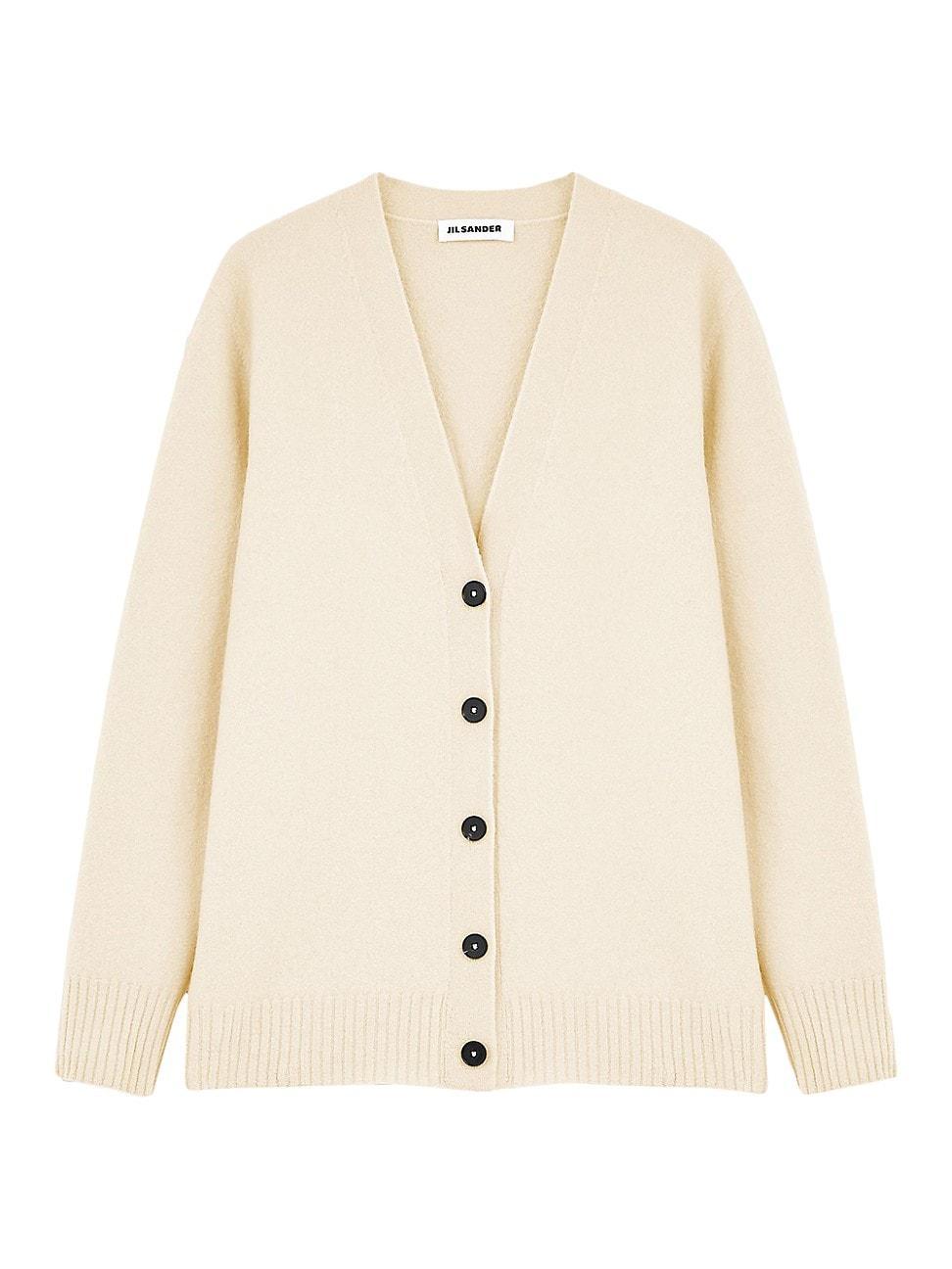 Womens Boiled Wool Cardigan product image