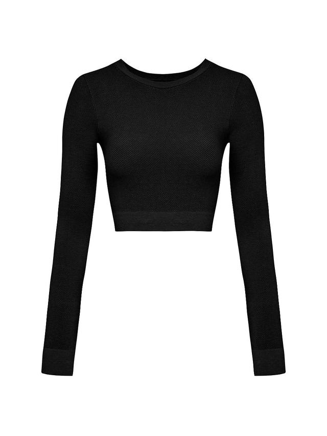 Womens Soft Ribbed Crop Top Product Image