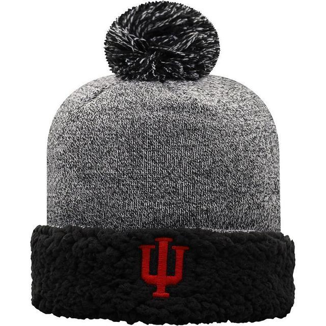 Womens Top of the World Indiana Hoosiers Snug Cuffed Knit Hat with Pom Product Image