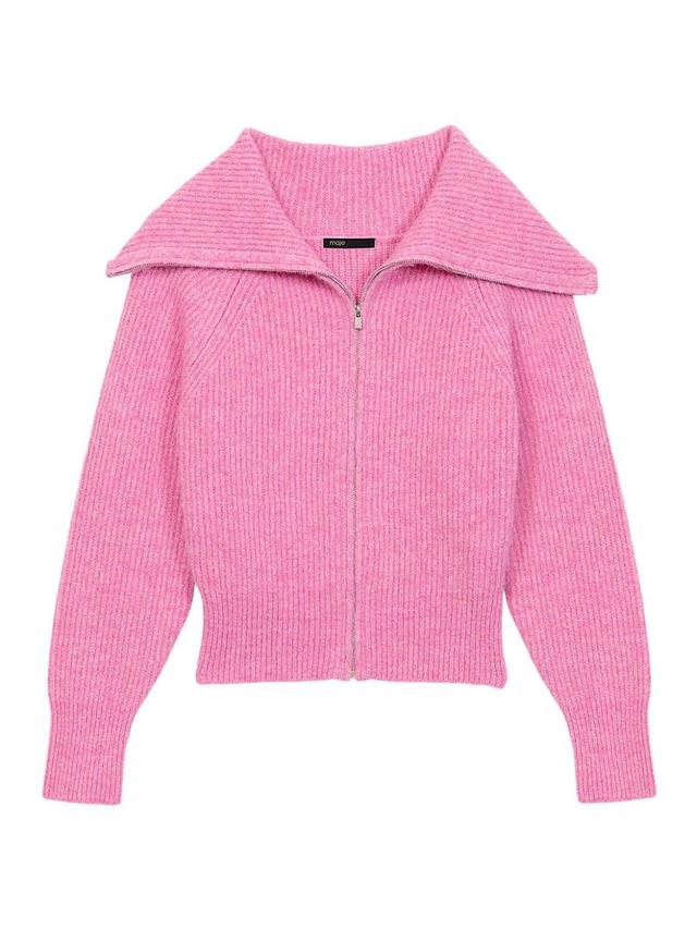 Womens Wool-Blend Cardigan Product Image