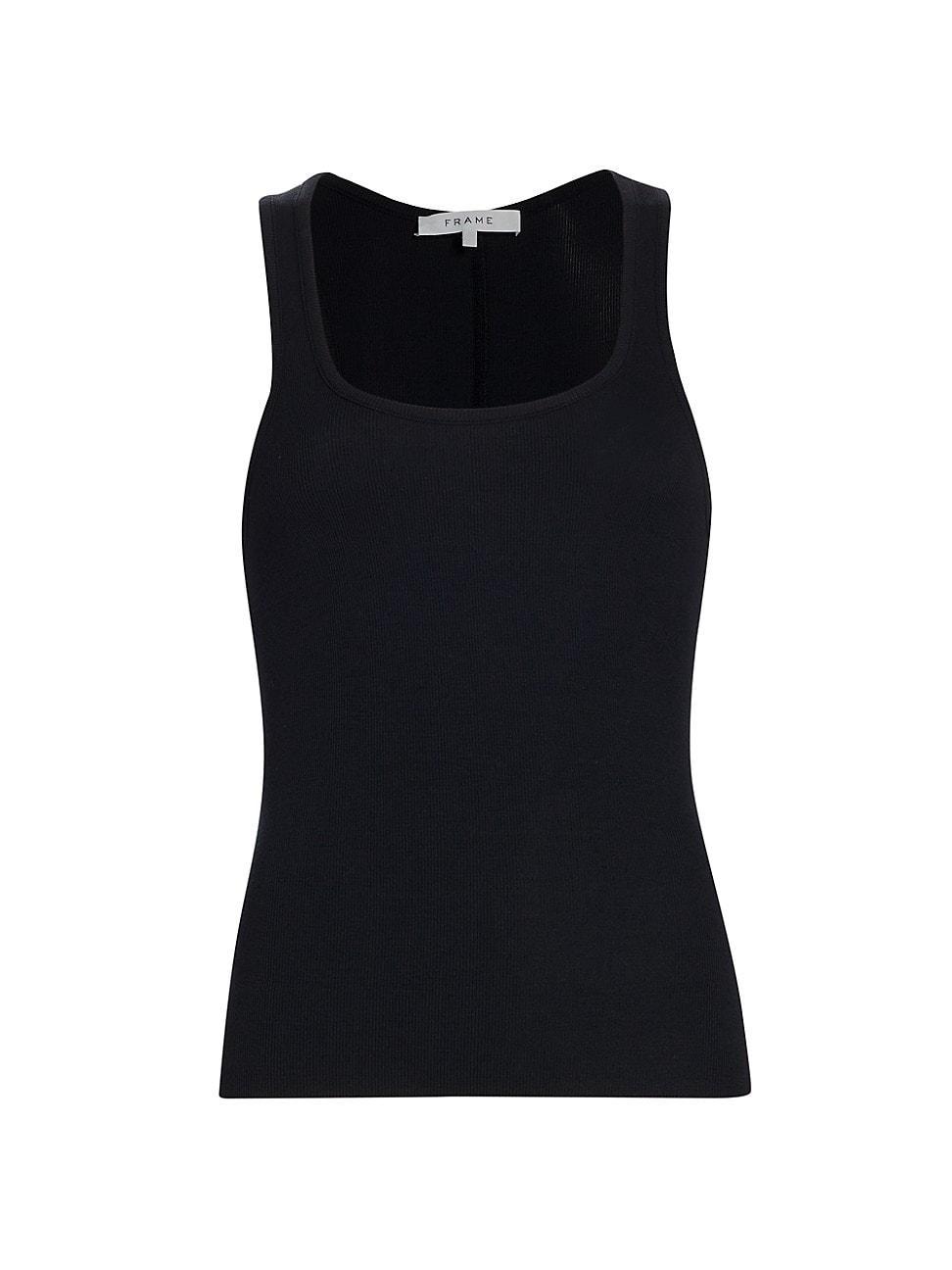 Womens Ribbed Fitted Tank product image