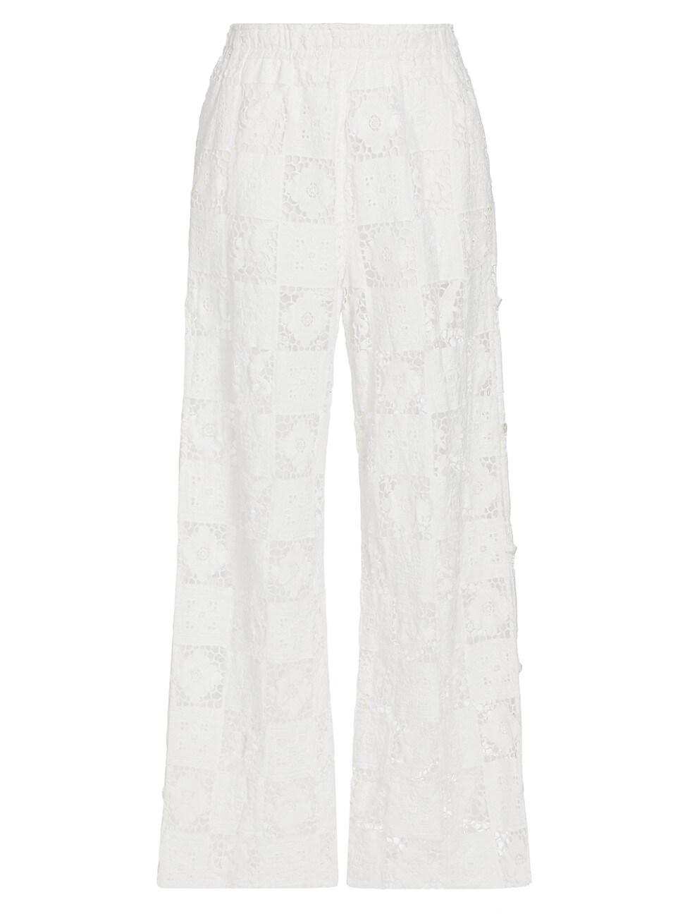 Womens Melia Embroidered Pants Product Image