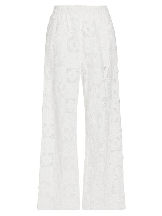 Womens Melia Embroidered Pants Product Image