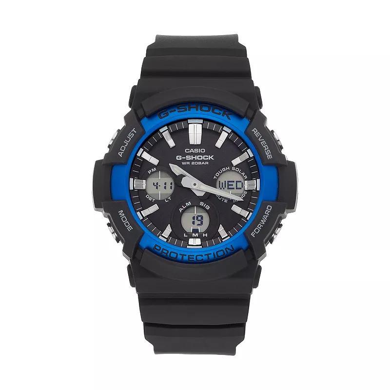 Casio Mens G-Shock Analog-Digital Tough Solar Watch - GAS100B-1A2 Black Product Image