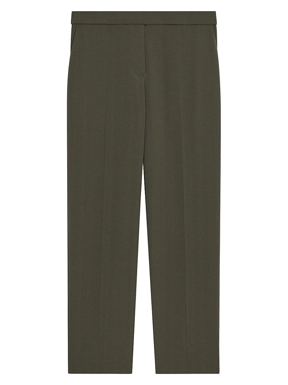 Womens Slim Crepe Pants - Nocturne Navy - Size 14 Product Image