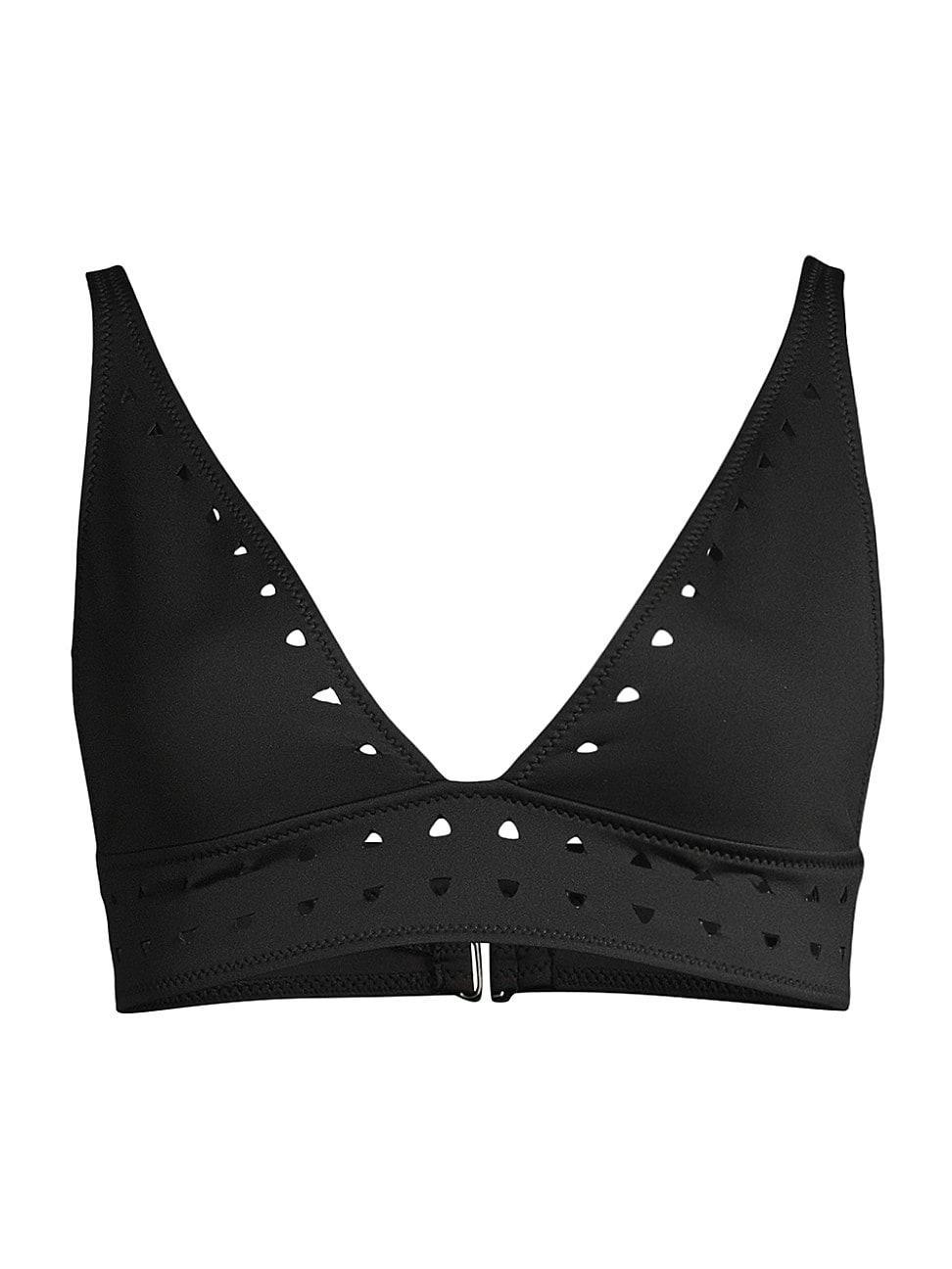 Womens Angelica Laser-Cut Bikini Top Product Image