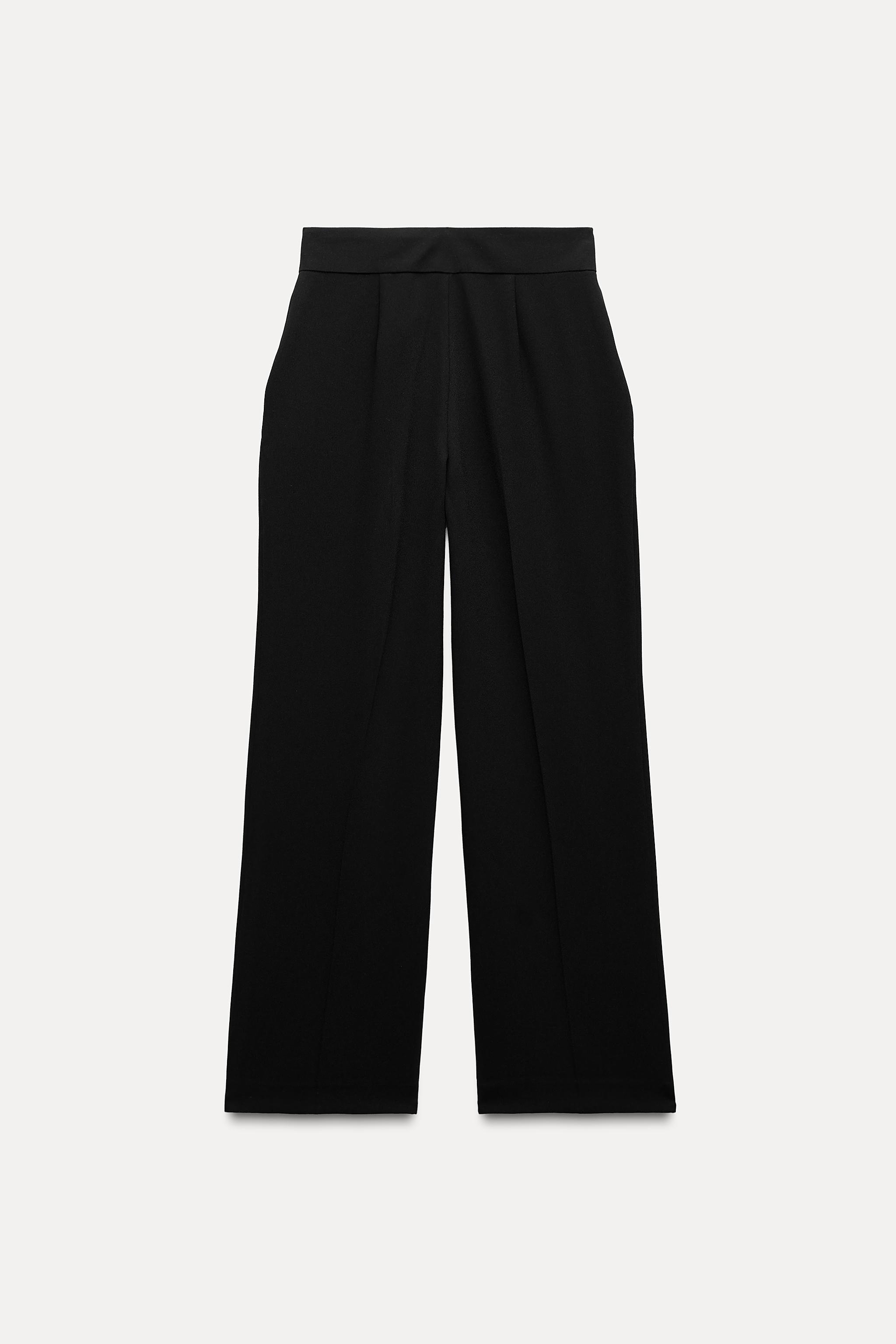 STRAIGHT LEG PANTS WITH DARTS ZW COLLECTION Product Image