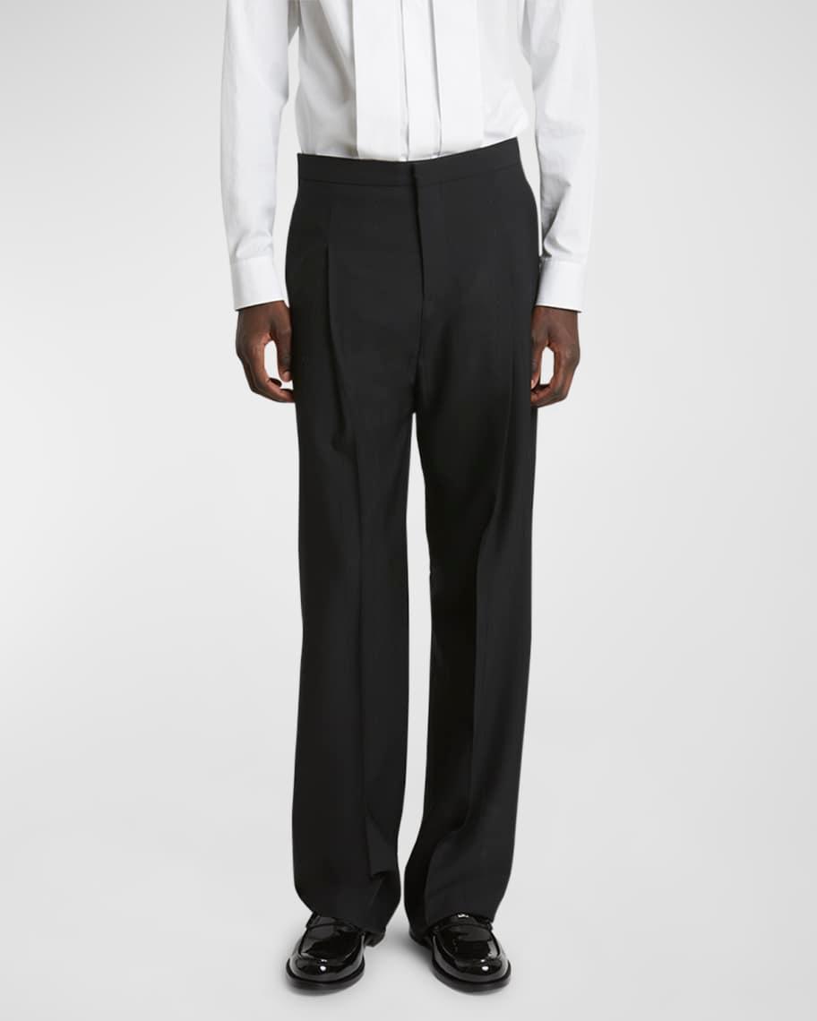 Mens Couture Wool-Blend Trousers Product Image