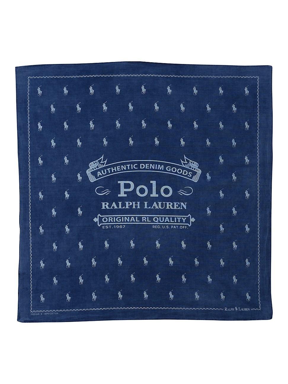 Mens Printed Logo Bandana Product Image