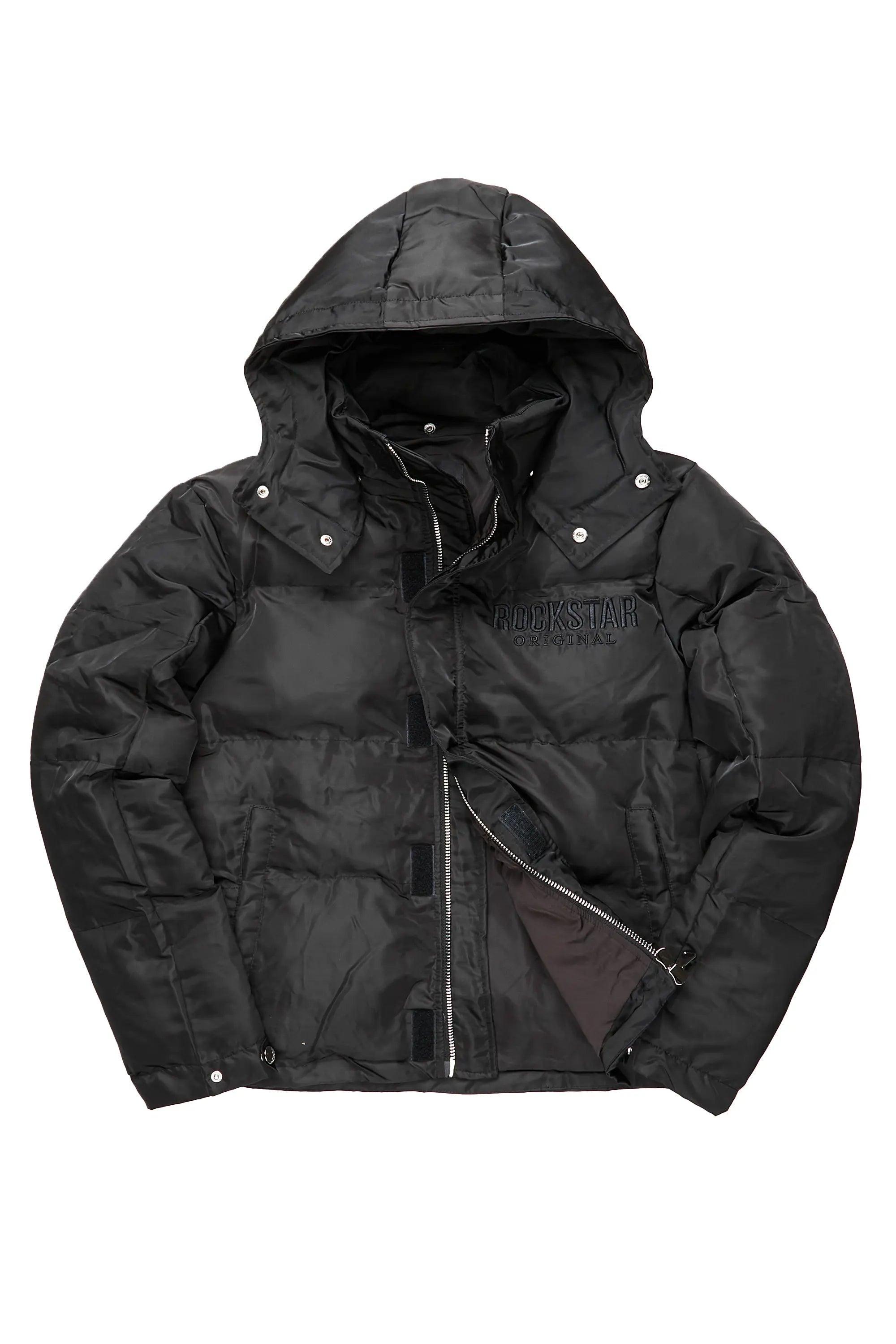 Brynn Black Puffer Jacket Male Product Image