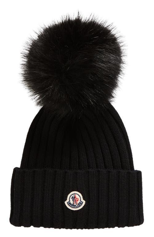 Moncler Wool Ribbed Pom-Pom Hat Product Image