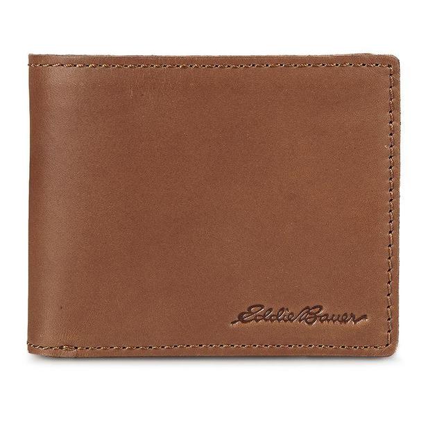 Mens Eddie Bauer Outdoor Leather Bifold Wallet Product Image