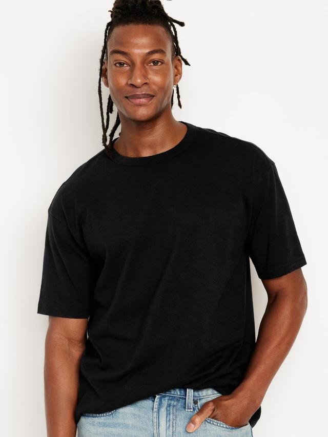 Loose Fit Crew-Neck T-Shirt Product Image