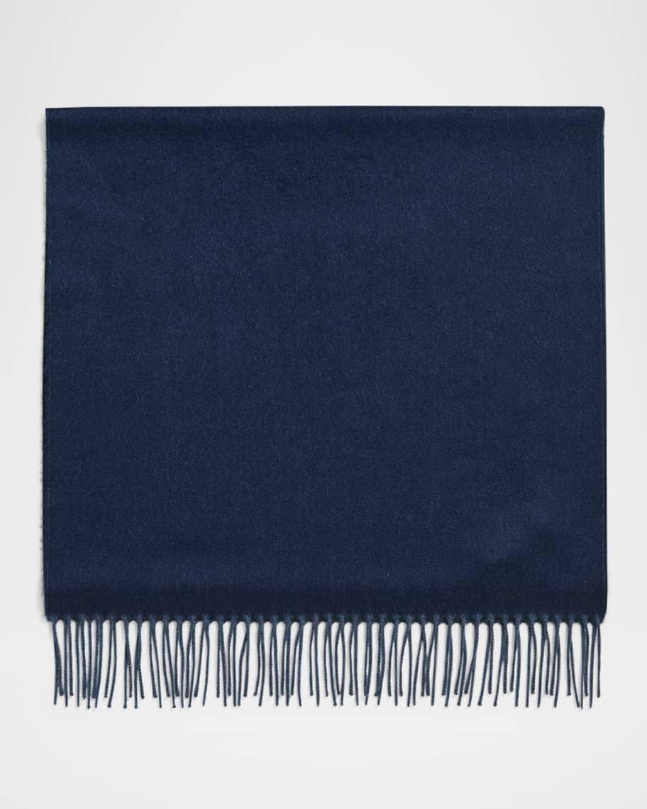 Mens Baby Cashmere Fringe Scarf Product Image