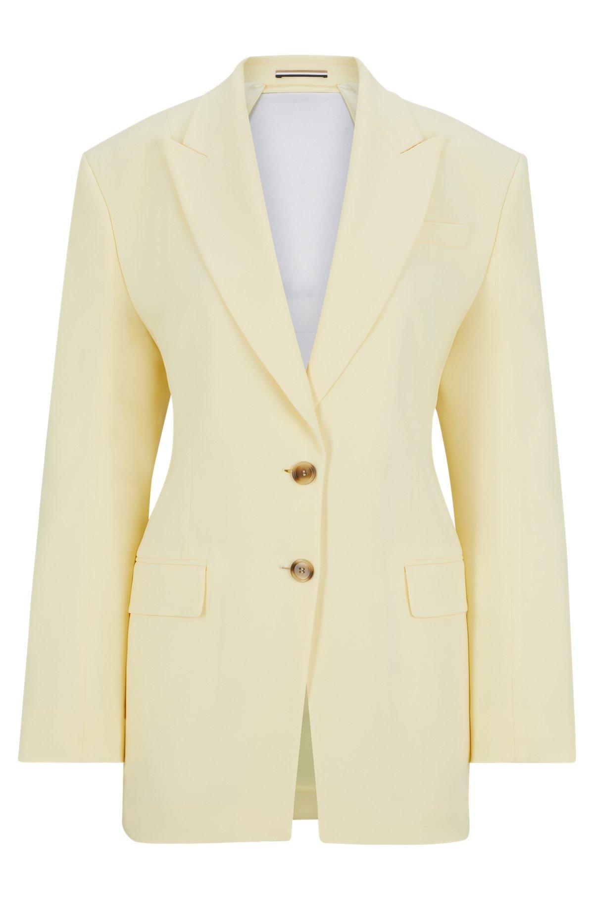 Oversize-fit jacket with adjustable open back Product Image