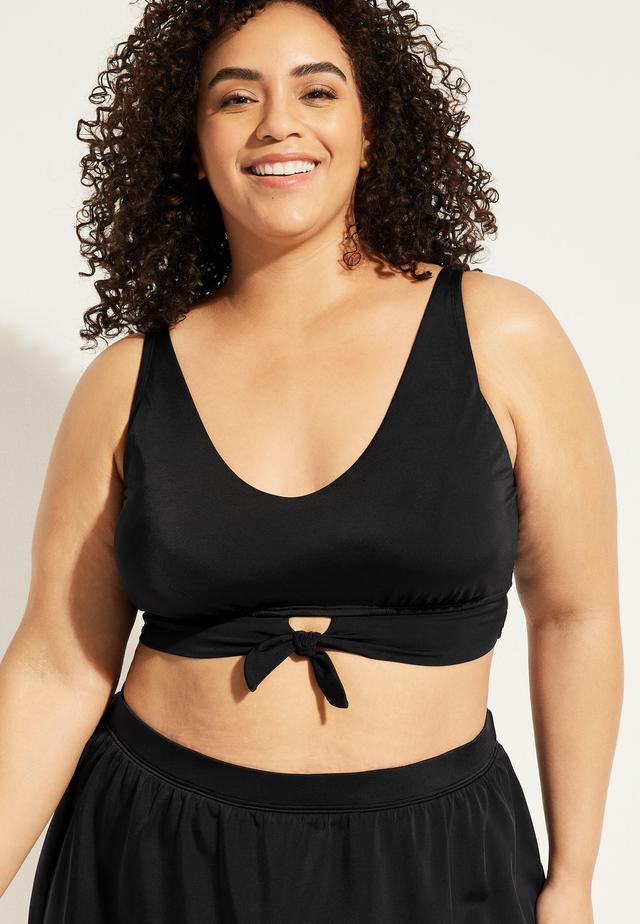 Maurices Plus Size Women's American Beach™ Front Tie Bikini Top - 2X Product Image