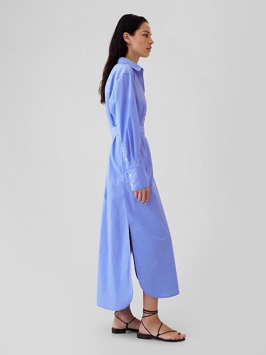 Organic Cotton Maxi Shirtdress Product Image