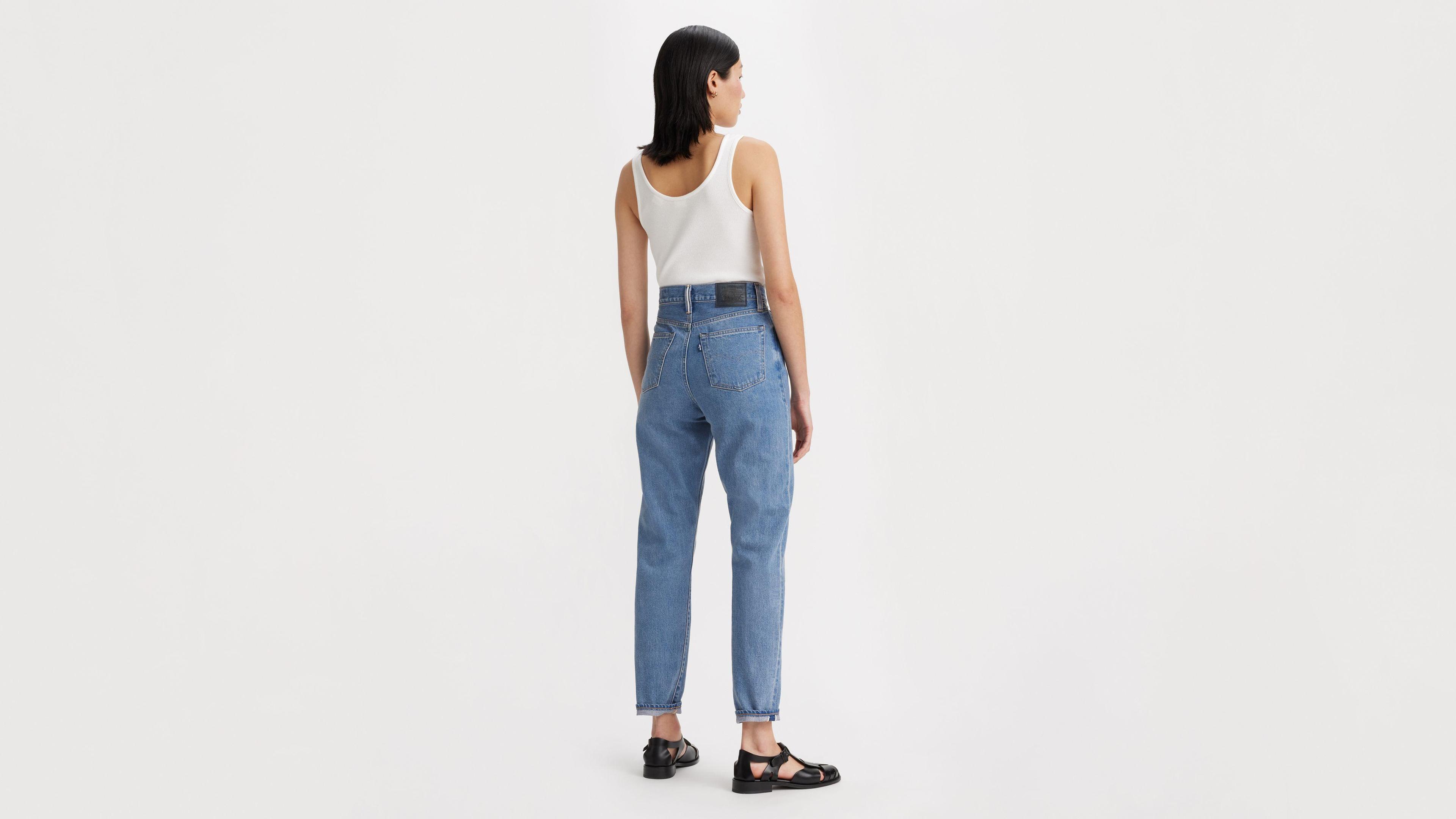 Japanese Selvedge High Rise Boyfriend Women's Jeans Product Image