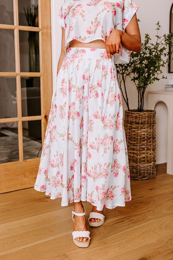 Rose Garden High Waist Skirt Product Image