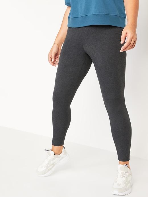 High-Waisted Jersey Leggings Product Image