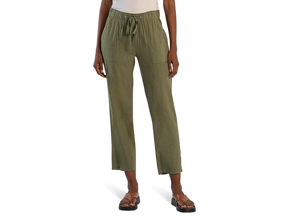 KUT from the Kloth Rosalie - Drawstring Pant With Porkchop Pockets (Fern) Women's Dress Pants Product Image