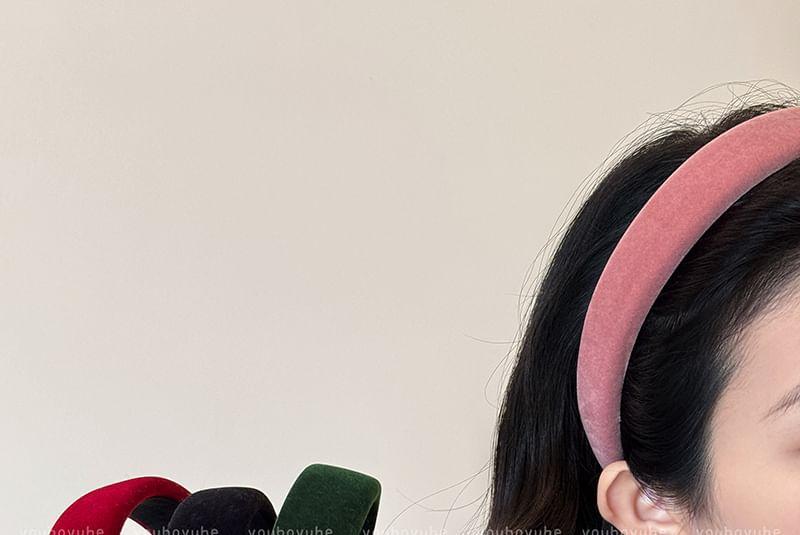 Plain Velvet Padded Headband Product Image