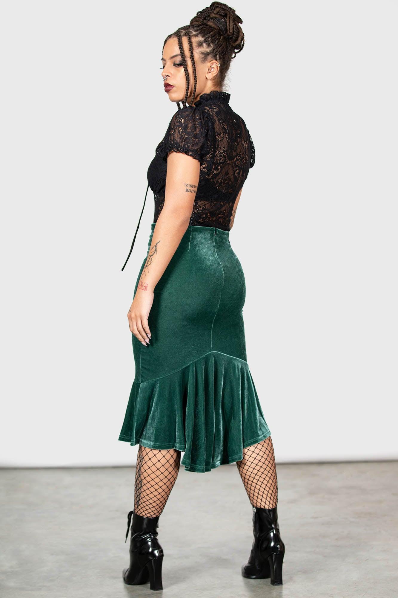 Drusilla Midi Skirt [GREEN] Female Product Image