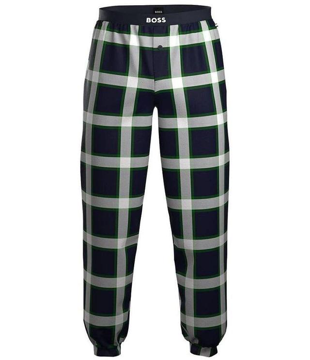 Hugo Boss Plaid Woven Jogger Sleep Pants Product Image