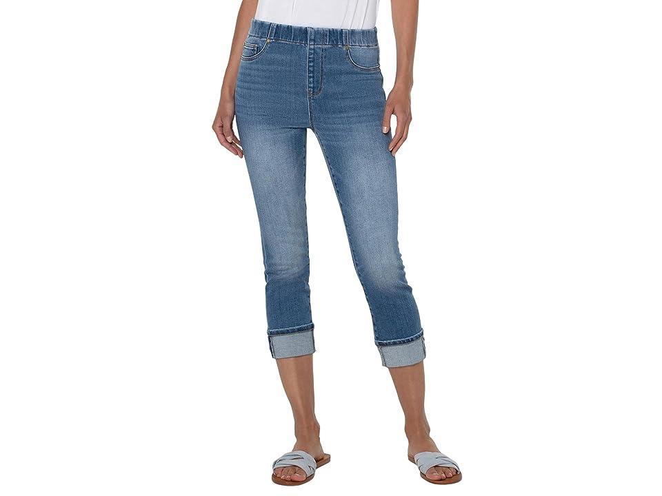 Liverpool Los Angeles Chloe Pull-On Crop Wide Cuff in Canyonlands (Canyonlands) Women's Jeans Product Image